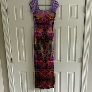 Neon Maxi Dress